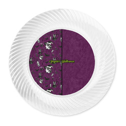Witches On Halloween Plastic Party Dinner Plates - 10" (Personalized)