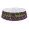 Witches On Halloween Plastic Dog Bowl - Large (Personalized)