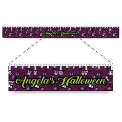 Witches On Halloween Plastic Ruler - 12" (Personalized)