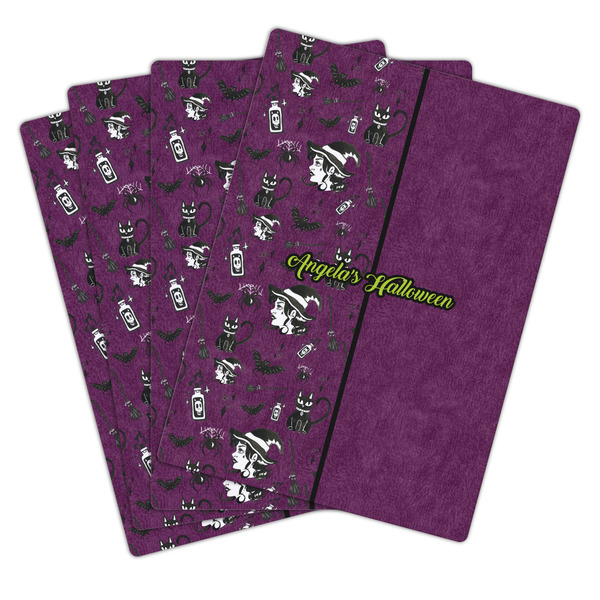 Witches On Halloween Playing Cards - Hand Back View