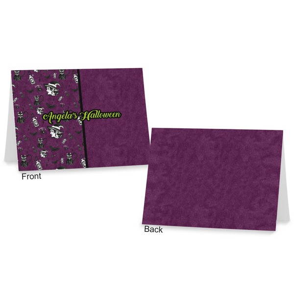 Witches On Halloween Postcard - Front and Back