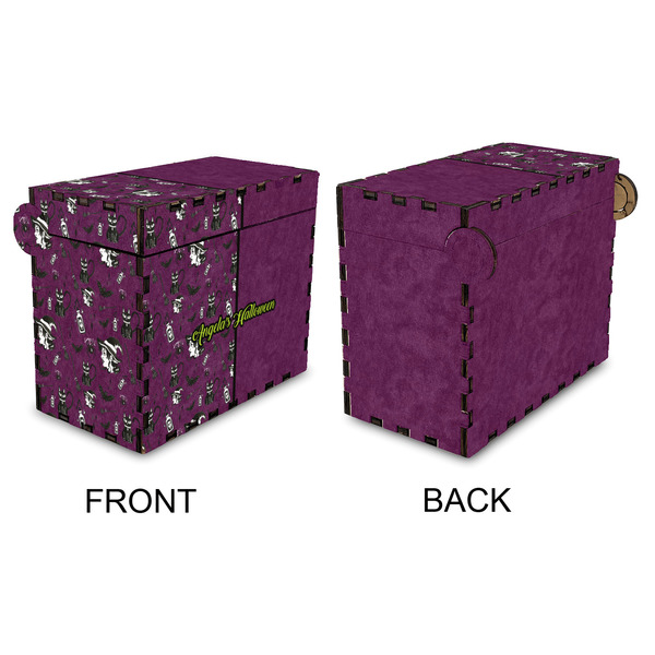 Witches On Halloween Recipe Box - Full Color - Approval