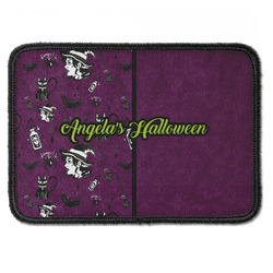 Witches On Halloween Iron On Rectangle Patch w/ Name or Text
