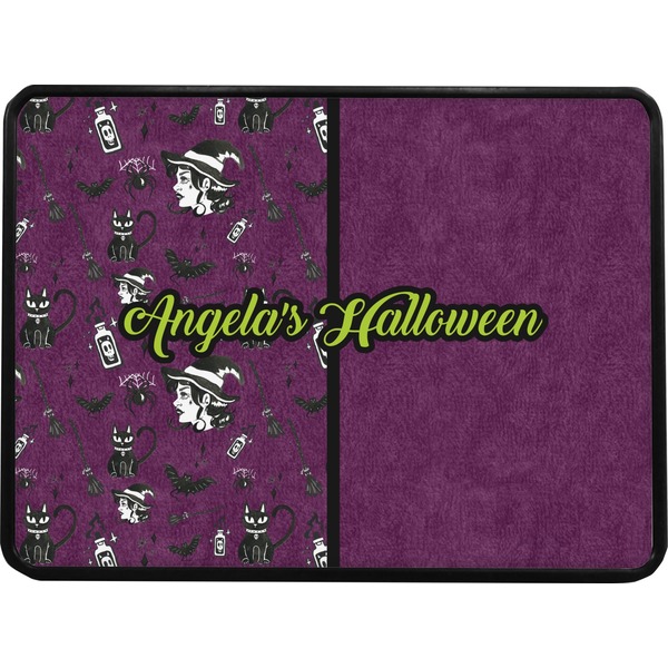 Witches On Halloween Rectangular Car Hitch Cover w/ FRP Insert