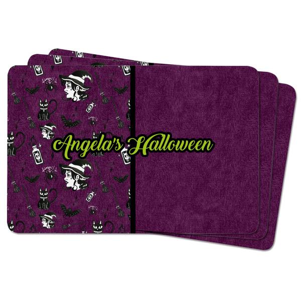 Witches On Halloween Rectangular Fridge Magnet - THREE