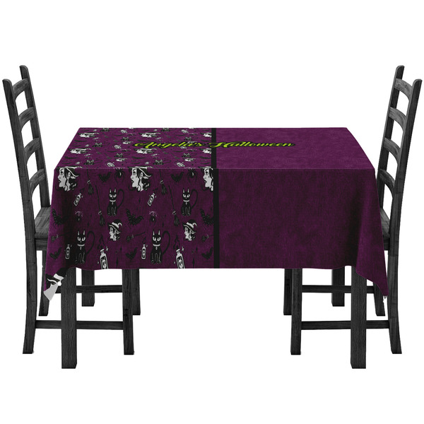 Custom Witches On Halloween Tablecloth (Personalized)
