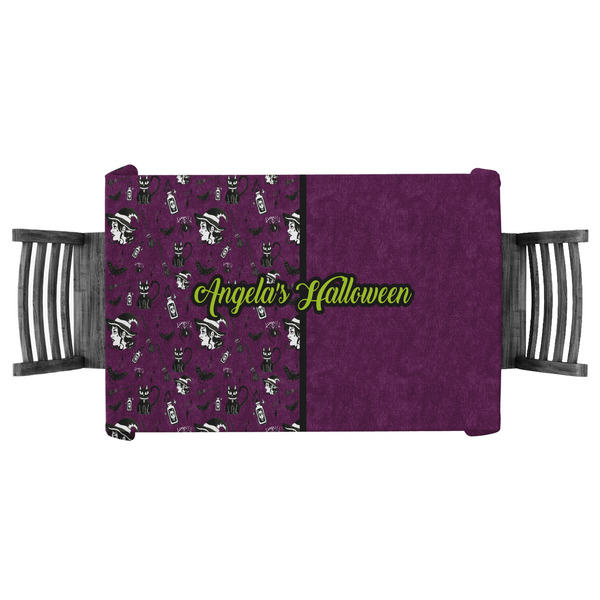 Custom Witches On Halloween Tablecloth - 58"x58" (Personalized)