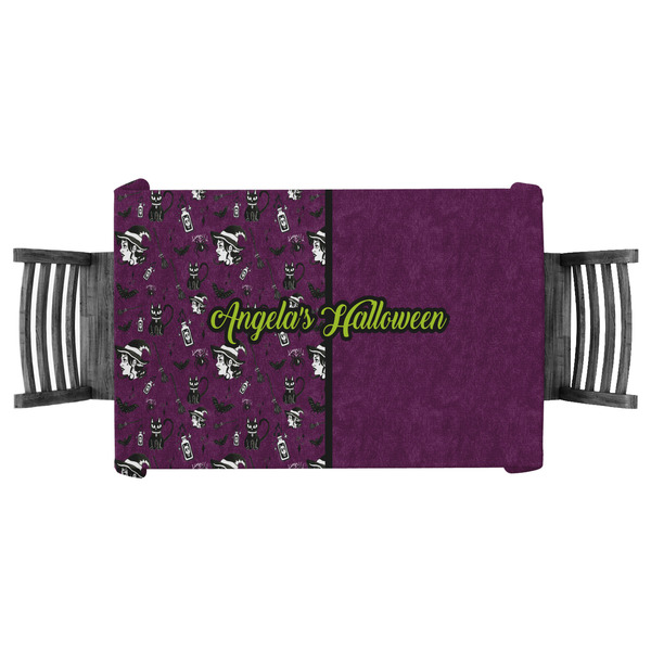 Custom Witches On Halloween Tablecloth - 58"x58" (Personalized)