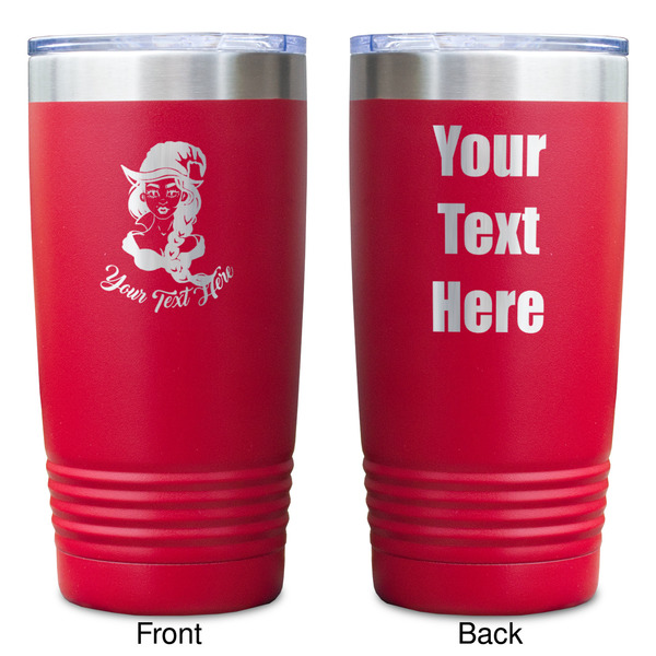 Witches On Halloween Red Polar Camel Tumbler - 20oz - Double Sided - Approval