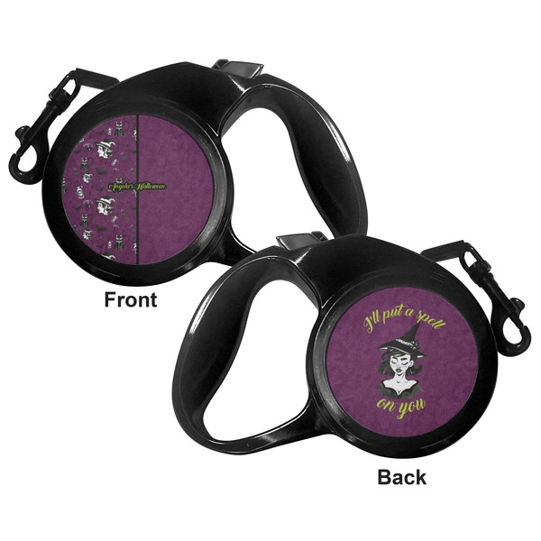 Witches On Halloween Retractable Dog Leash - Small - Apvl