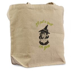 Witches On Halloween Reusable Cotton Grocery Bag (Personalized)