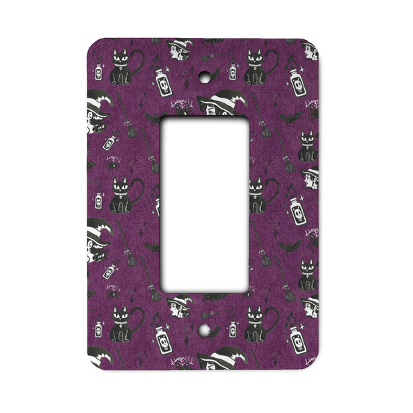 Custom Witches On Halloween Rocker Style Light Switch Cover
