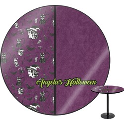 Witches On Halloween Round Table - 24" (Personalized)