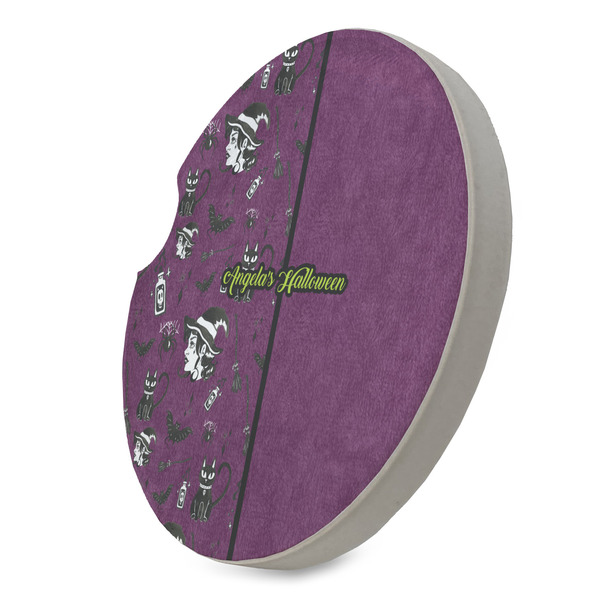 Witches On Halloween Sandstone Car Coaster - STANDING ANGLE