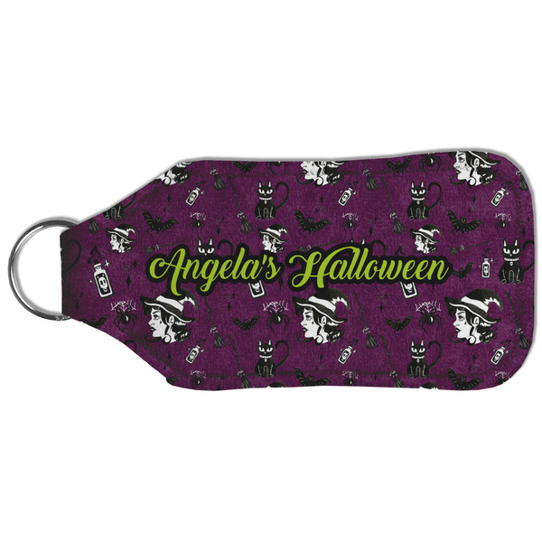 Witches On Halloween Sanitizer Holder Keychain - Large (Back)