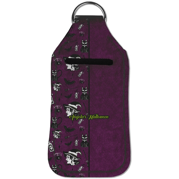 Witches On Halloween Sanitizer Holder Keychain - Large (Front)