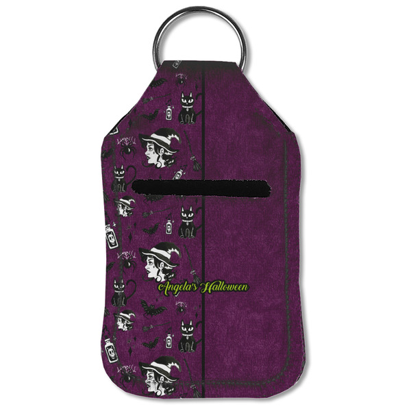 Witches On Halloween Sanitizer Holder Keychain - Small (Front Flat)
