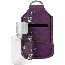 Witches On Halloween Hand Sanitizer & Keychain Holder - Small (Personalized)