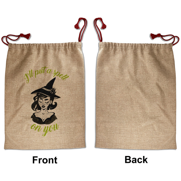 Witches On Halloween Santa Bag - Approval - Front