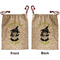 Witches On Halloween Santa Bag - Front and Back