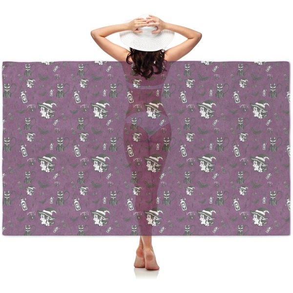 Custom Witches On Halloween Sheer Sarong