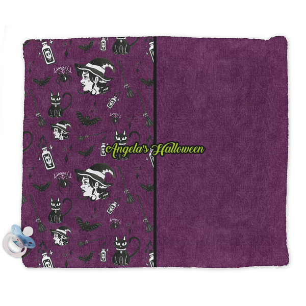 Custom Witches On Halloween Security Blankets - Double Sided (Personalized)