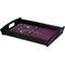 Witches On Halloween Serving Tray Black - Corner