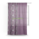 Witches On Halloween Sheer Curtain (Personalized)