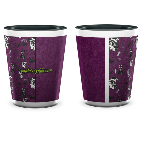 Witches On Halloween Shot Glass - Two Tone - APPROVAL