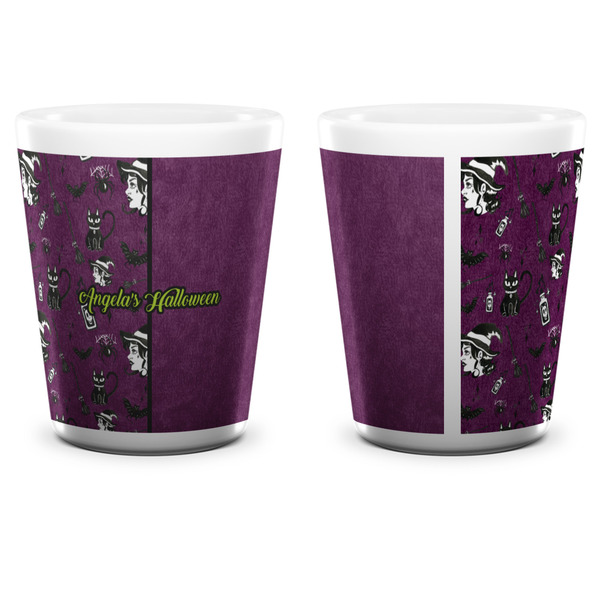 Witches On Halloween Shot Glass - White - APPROVAL