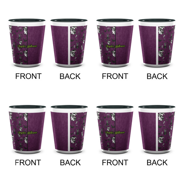 Witches On Halloween Shot Glassess - Two Tone - Set of 4 - APPROVAL