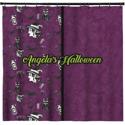 Witches On Halloween Shower Curtain - Custom Size (Personalized)