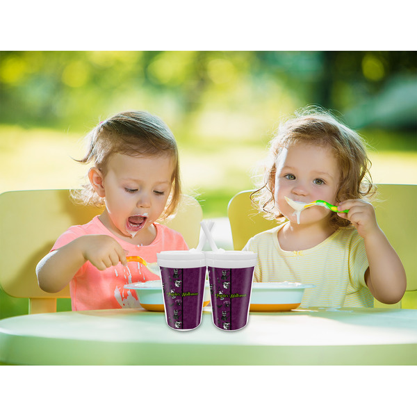 Witches On Halloween Sippy Cups w/Straw - LIFESTYLE