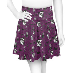 Witches On Halloween Skater Skirt