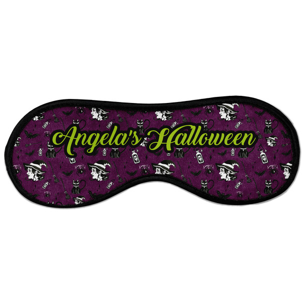 Custom Witches On Halloween Sleeping Eye Masks - Large (Personalized)