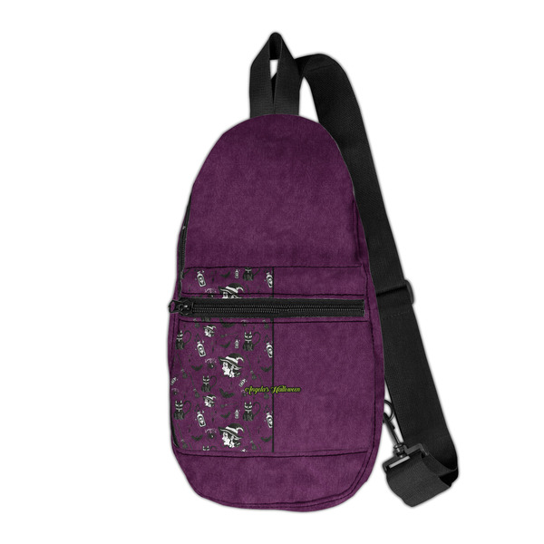 Custom Witches On Halloween Sling Bag (Personalized)