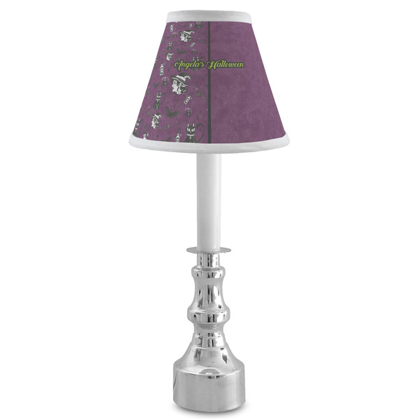 Witches On Halloween Small Chandelier Lamp - LIFESTYLE (on candle stick)