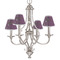 Witches On Halloween Small Chandelier Shade - LIFESTYLE (on chandelier)