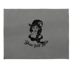 Witches On Halloween Small Gift Box w/ Engraved Leather Lid (Personalized)