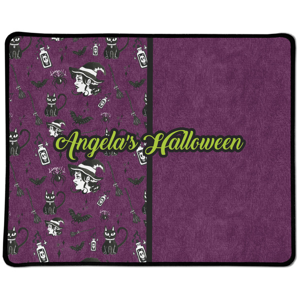 Custom Witches On Halloween Large Gaming Mouse Pad - 12.5" x 10" (Personalized)