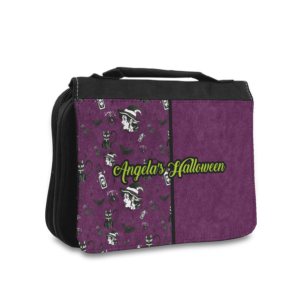 Custom Witches On Halloween Toiletry Bag - Small (Personalized)