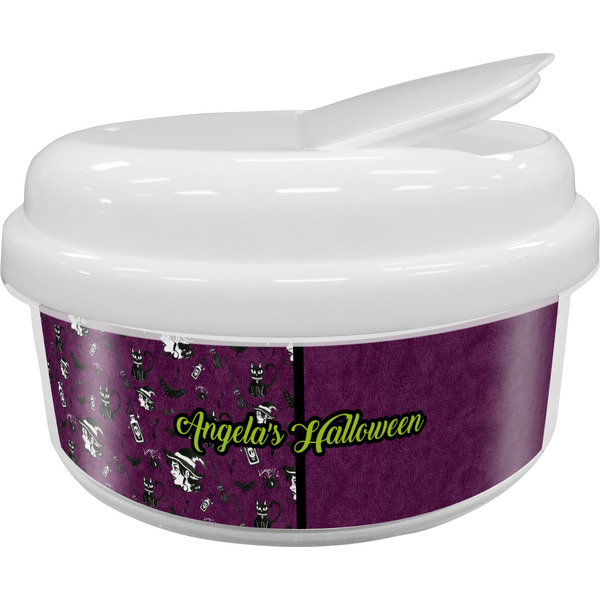 Custom Witches On Halloween Snack Container (Personalized)