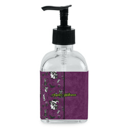 Witches On Halloween Glass Soap & Lotion Bottle - Single Bottle (Personalized)
