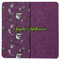 Witches On Halloween Square Rubber Backed Coaster (Personalized)