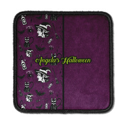 Witches On Halloween Iron On Square Patch w/ Name or Text