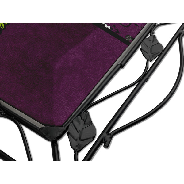 Witches On Halloween Square Trivet - Detail