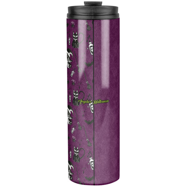 Custom Witches On Halloween Stainless Steel Skinny Tumbler - 20 oz (Personalized)