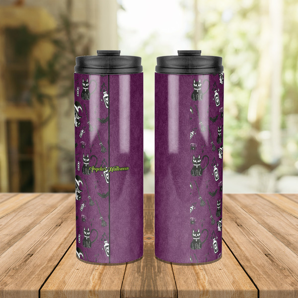 Witches On Halloween Stainless Steel Tumbler - Lifestyle