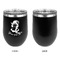 Witches On Halloween Stainless Wine Tumblers - Black - Single Sided - Approval