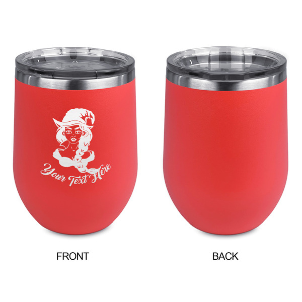 Witches On Halloween Stainless Wine Tumblers - Coral - Single Sided - Approval